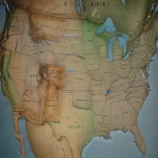 map united states