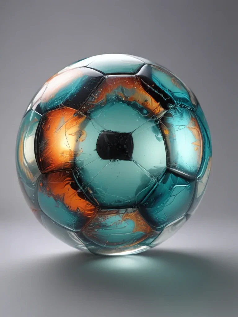 transparent soccer ball