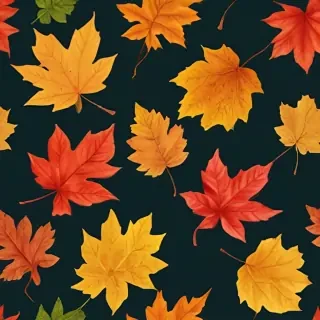 fall leaves png transparent