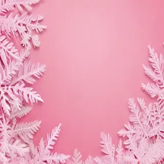 pink winter background