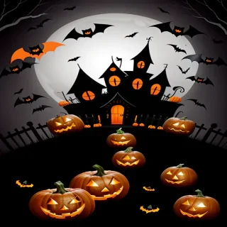 happy halloween background