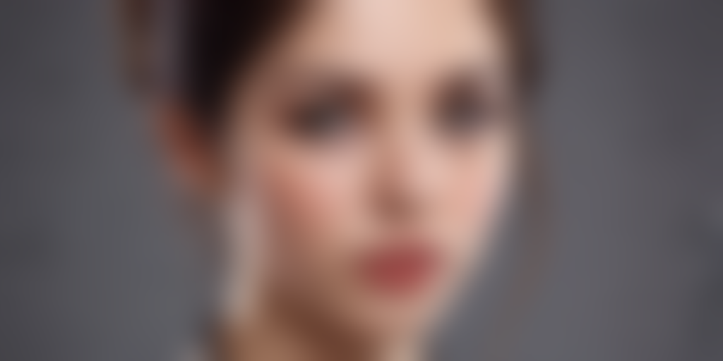 Captivating Portrait of a Young Woman with Striking Features and Expression