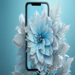 light blue wallpaper iphone