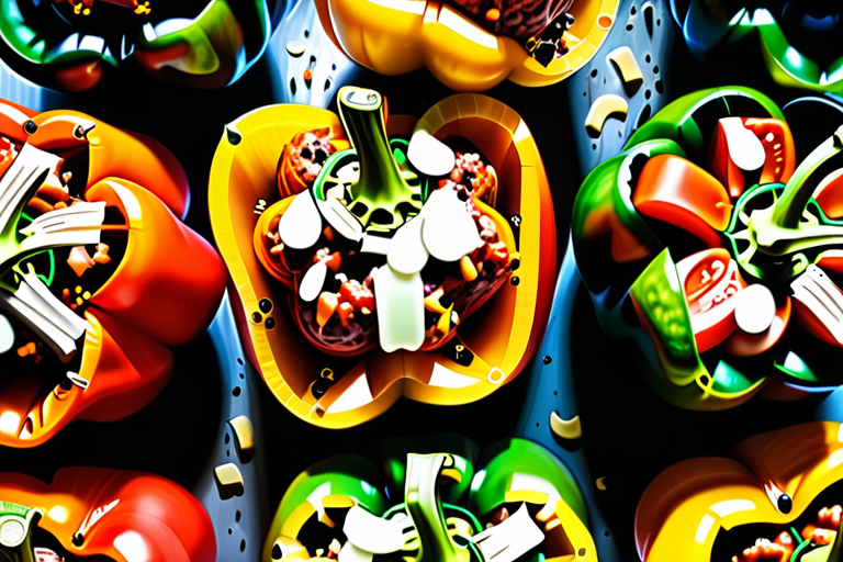 stuffed bell peppers without rice