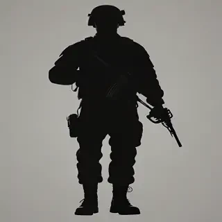soldier silhouette png