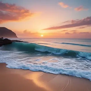 ios beach wallpaper