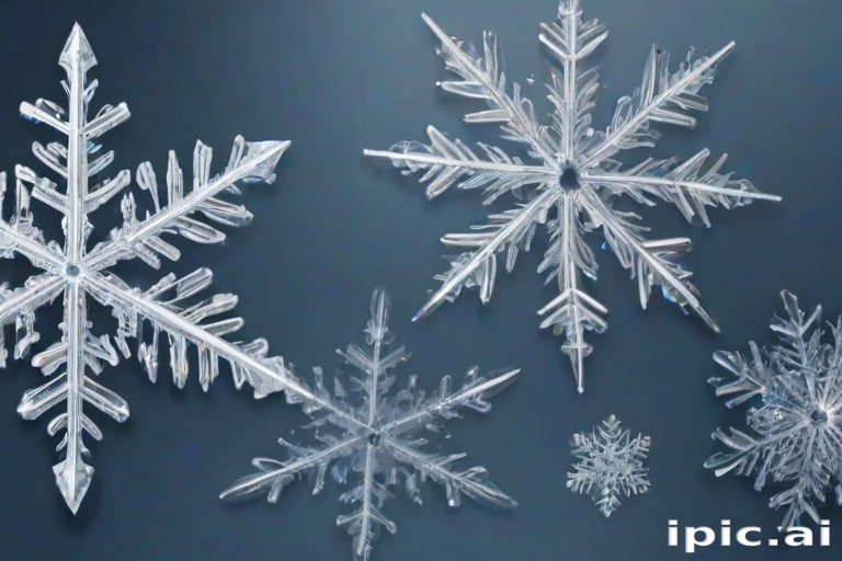 transparent snowflakes