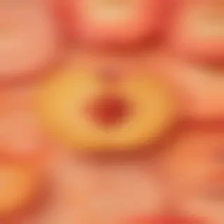 peach color background