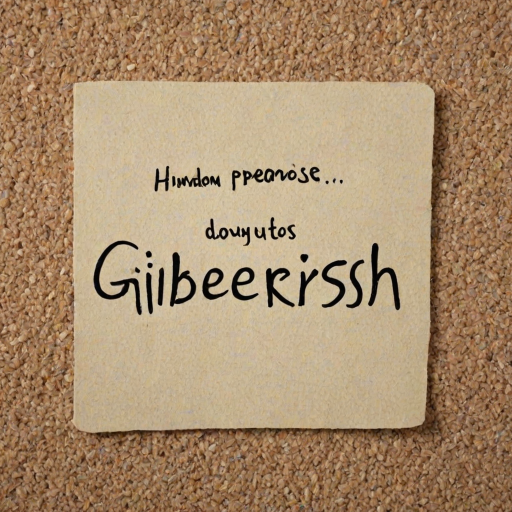 gibberish