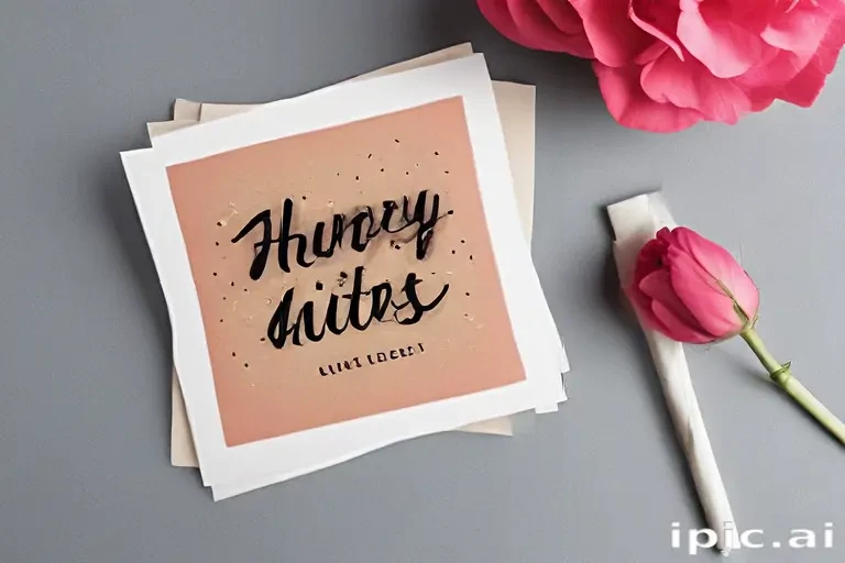 greeting card mockup