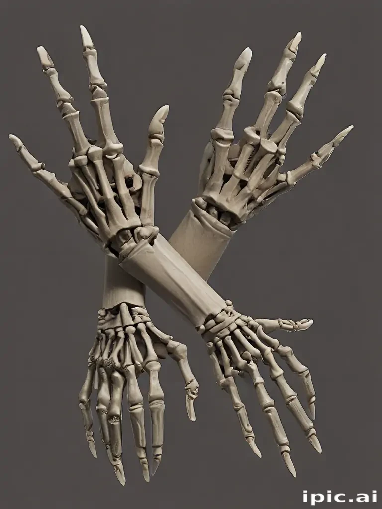 skeleton hands png