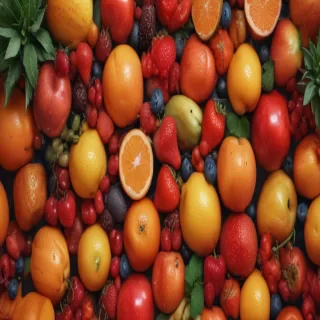 aesthetic fruit background