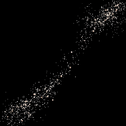 black with glitter