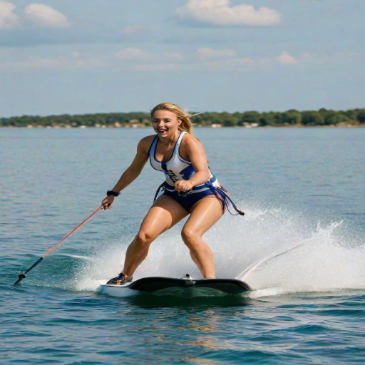 water skiing