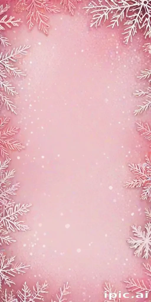 pink winter background