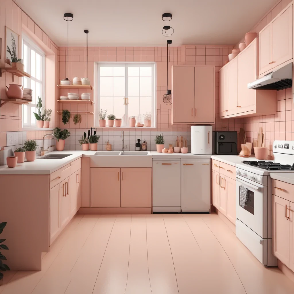 aesthetic kitchen background