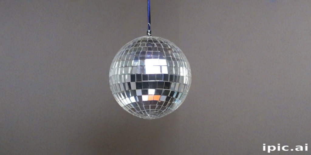 transparent disco ball