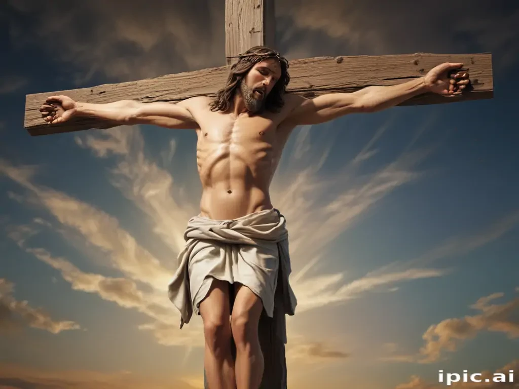 jesus on the cross clipart