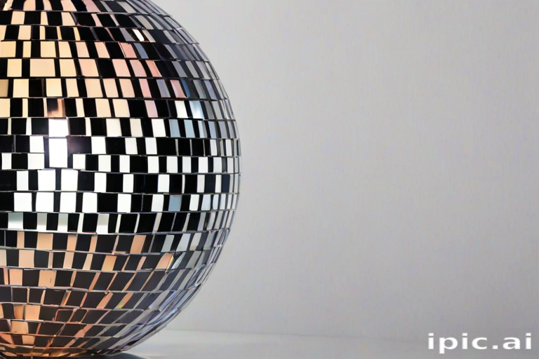 transparent disco ball