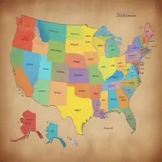 usa map states