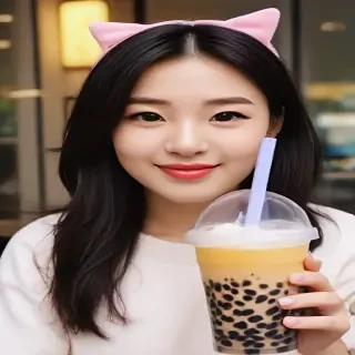 bubble tea cute