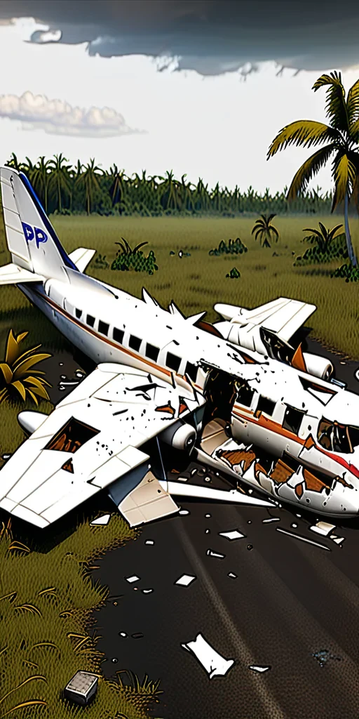 crashed plane png
