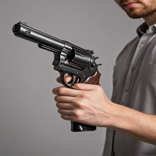holding gun png