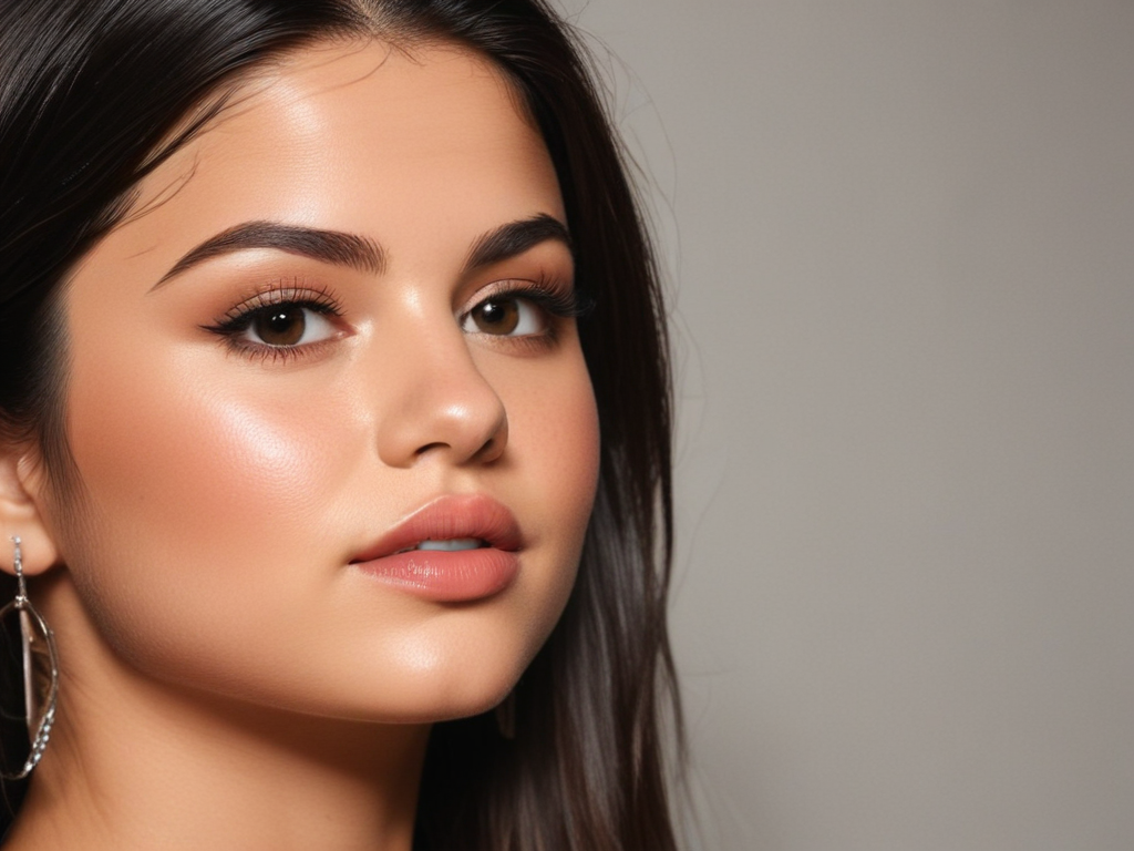 selena gomez cheek filler