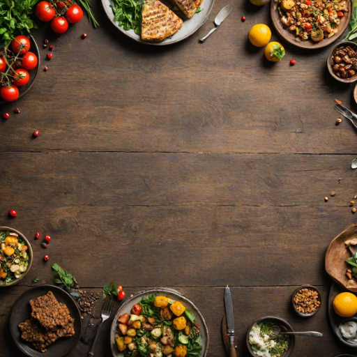 background of table
