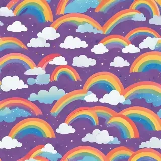 cute rainbow backgrounds