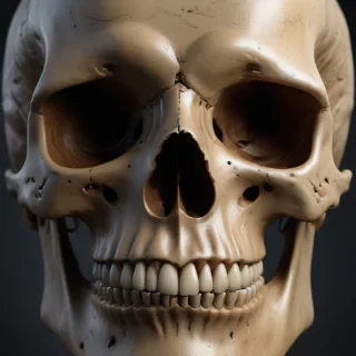 skull face png