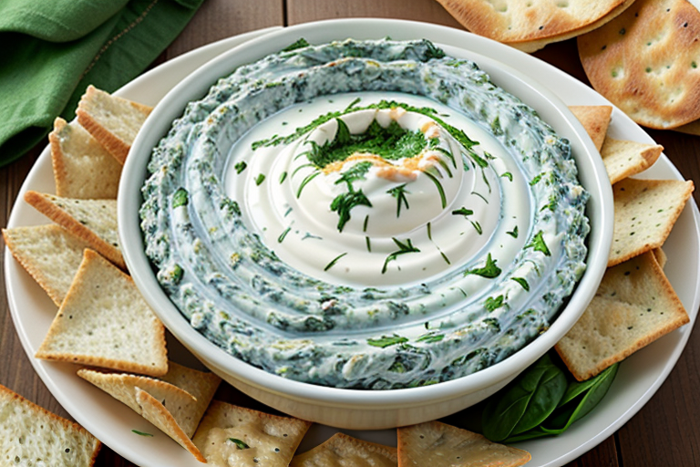 spinach dip with hidden valley ranch dressing