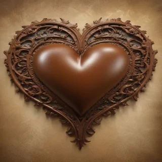 brown heart
