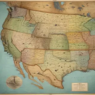 map of the united states of america