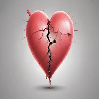 broken heart transparent