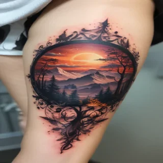 background tattoo