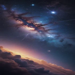starry background aesthetic