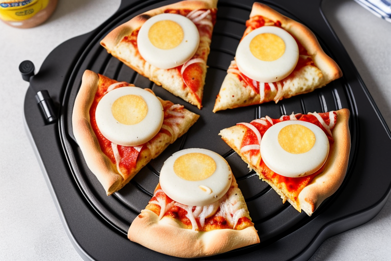 air fryer english muffin pizza