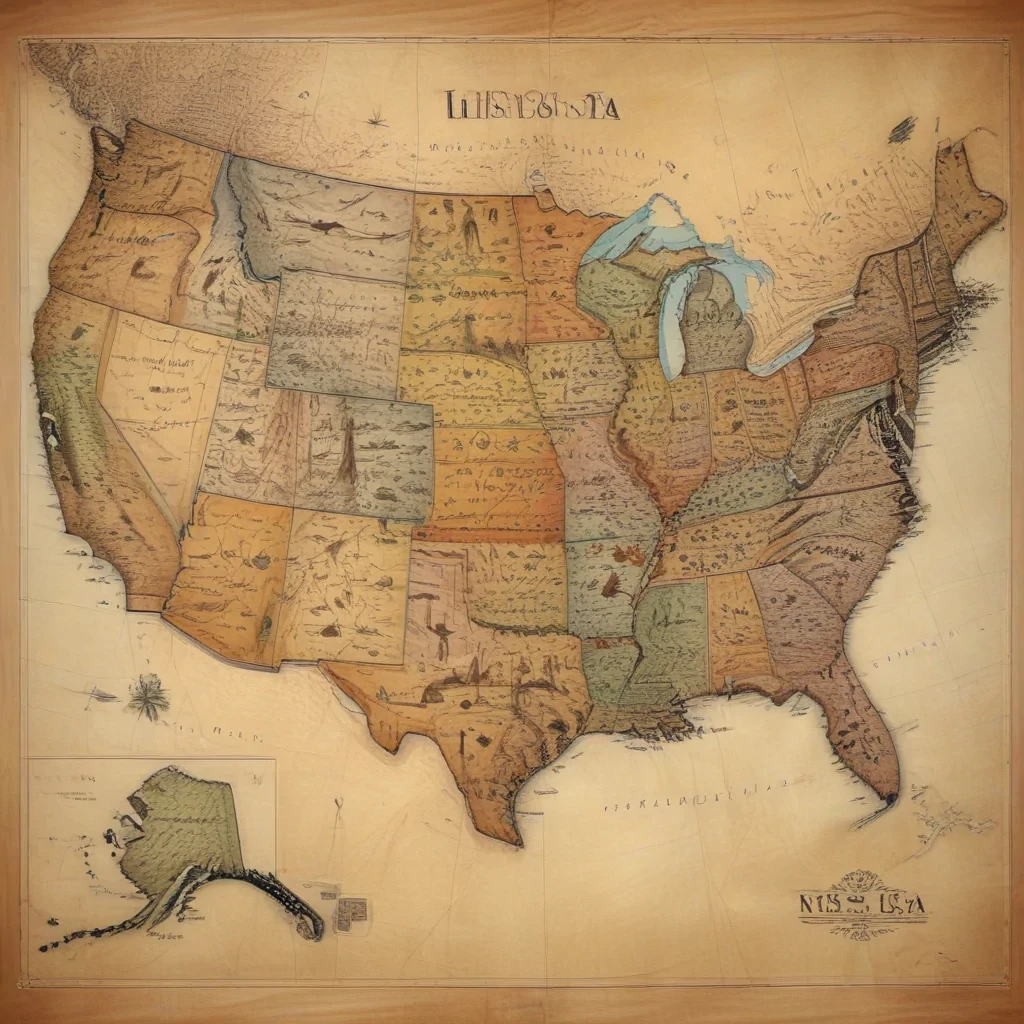 map of the usa states