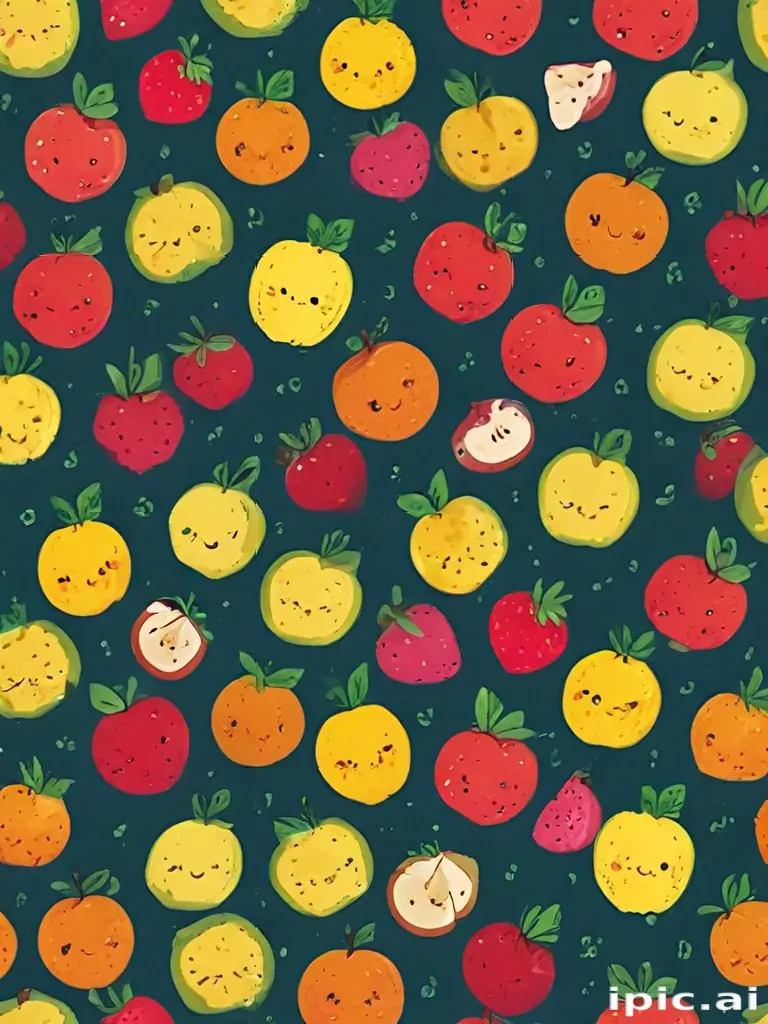 cute fruit backgrounds