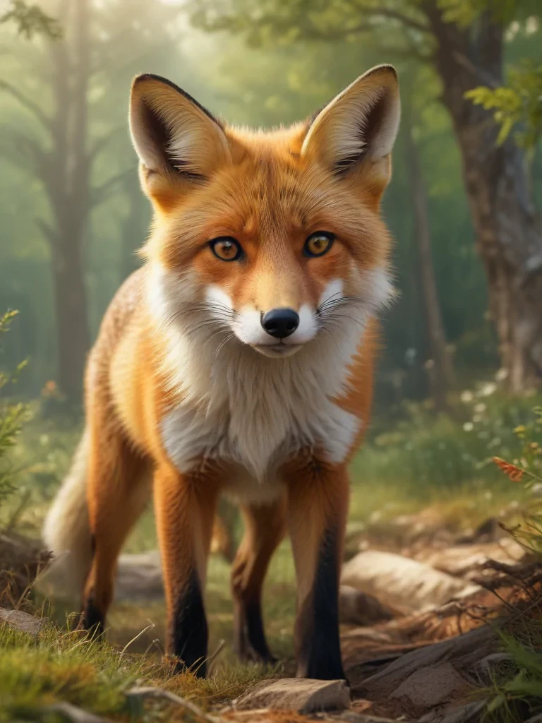 background fox