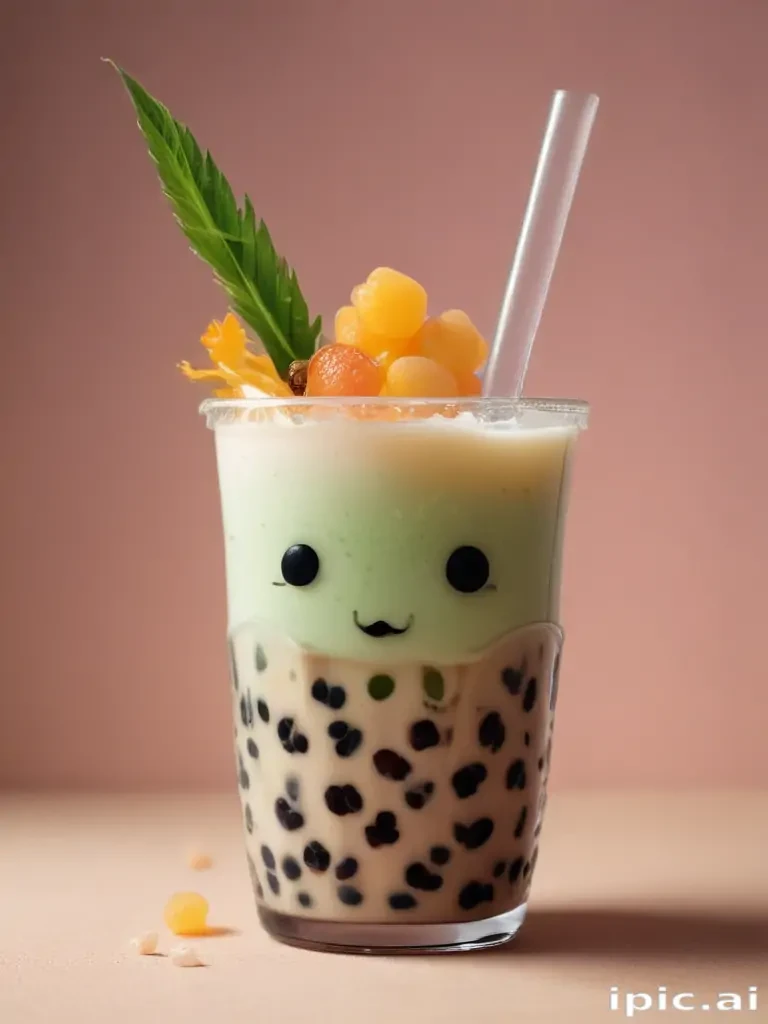 cute boba tea wallpapers