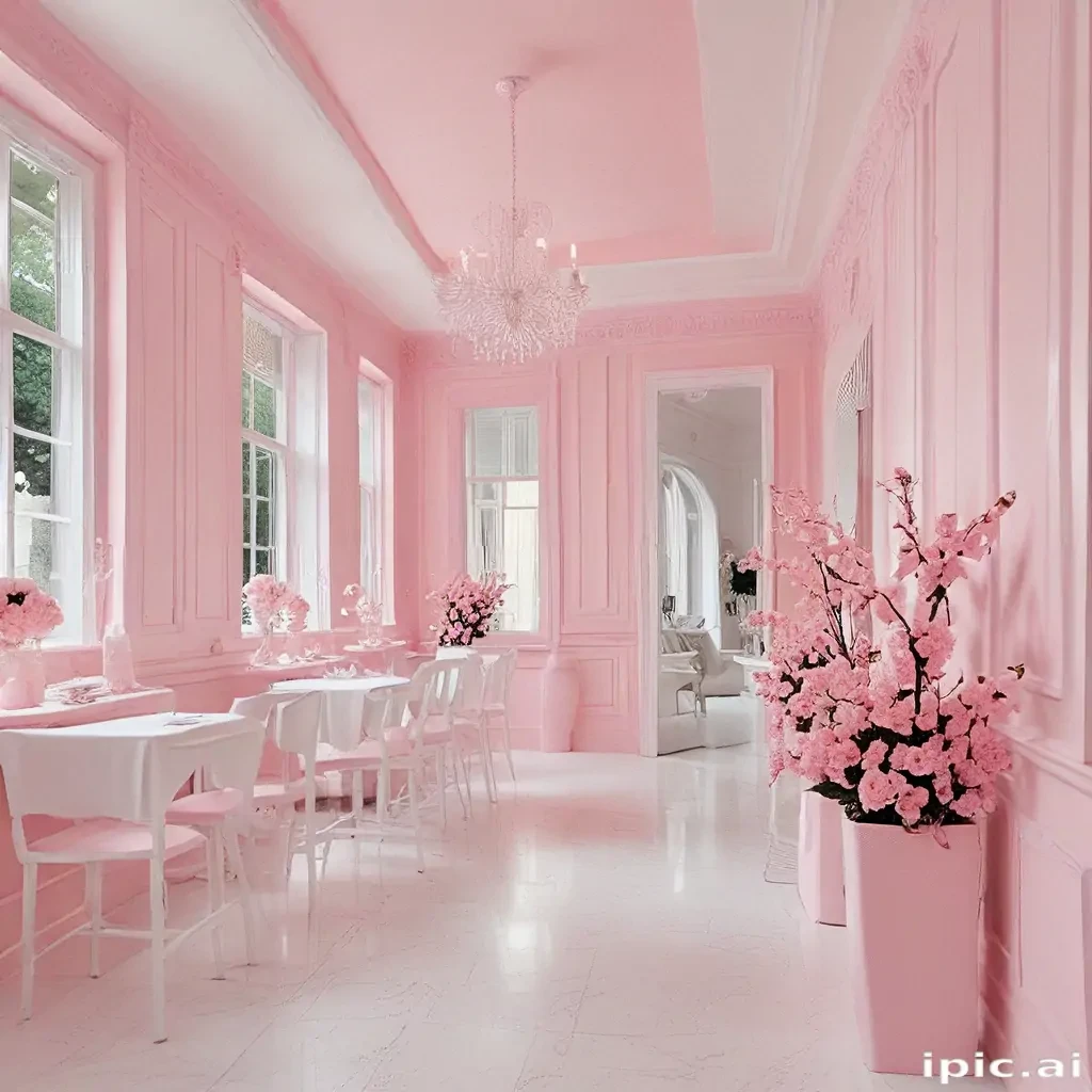 pink and white aesthetic