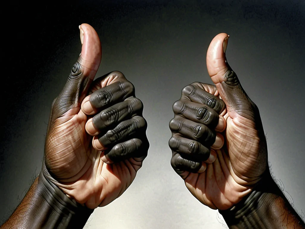 black thumbs