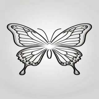 butterfly outline