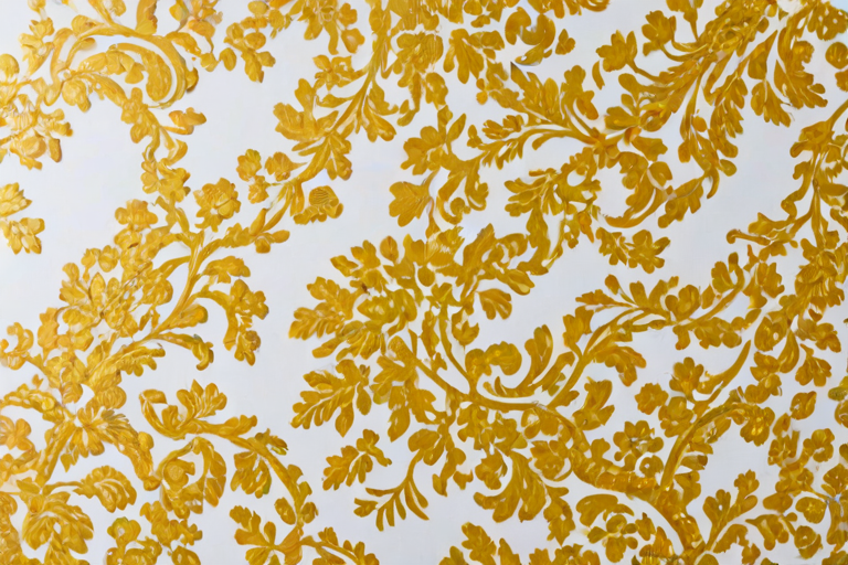 gold and white background