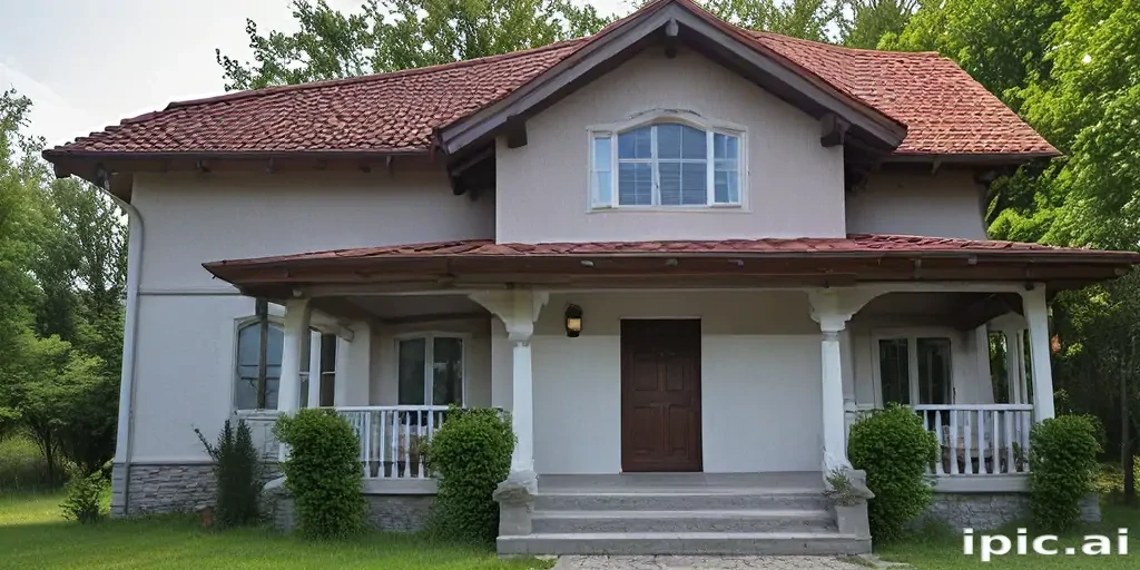 background of the house