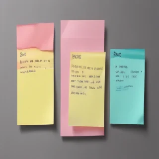 sticky notes png transparent