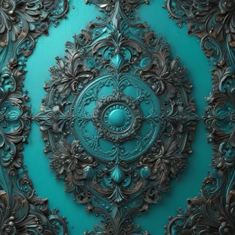 turquoise background
