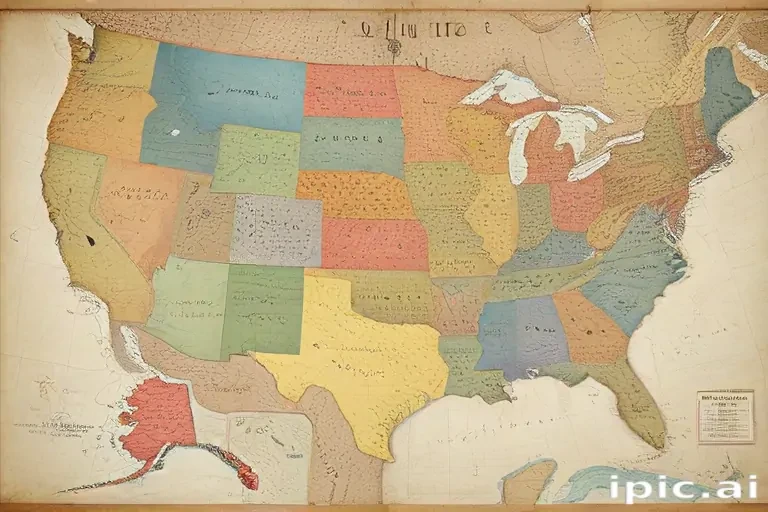 united states of america map